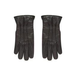 Jack&Jones Férfi kesztyű Jacmontana Leather Gloves Noos 12125090 Fekete