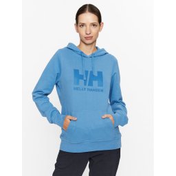 Helly Hansen Pulóver Logo 33978 Kék Regular Fit