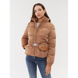 Guess Pehelykabát Lucia W3BL19 WEX12 Barna Regular Fit