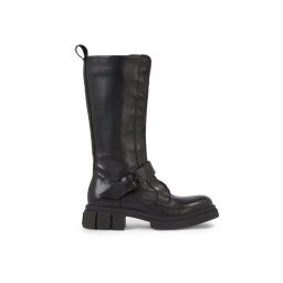 Tommy Hilfiger Csizma Cool Monochromatic Bikerboot FW0FW07338 Fekete