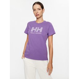 Helly Hansen Póló Logo 34112 Lila Regular Fit