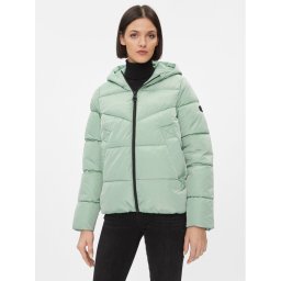 ONLY Pehelykabát 15300257 Zöld Regular Fit