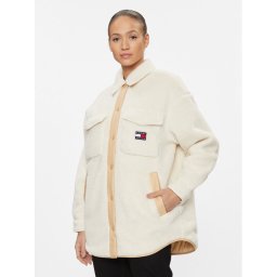 Tommy Jeans Átmeneti kabát DW0DW15950 Bézs Relaxed Fit