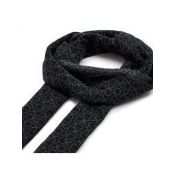 Calvin Klein Sál és sapka szett Gs Monogram Scarf+Beanie K50K511026 Fekete