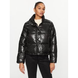 ONLY Pehelykabát 15292628 Fekete Regular Fit