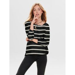 ONLY Blúz 15144286 Fekete Loose Fit