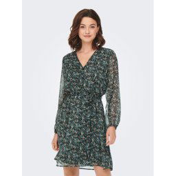 ONLY Hétköznapi ruha 15236376 Zöld Regular Fit