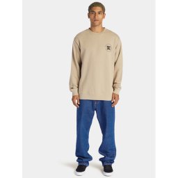 DC Pulóver Concrete Otlr ADYSF03116 Bézs Regular Fit