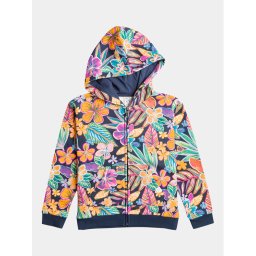 Roxy Pulóver Heart Beats Otlr ERGFT03921 Sötétkék Regular Fit