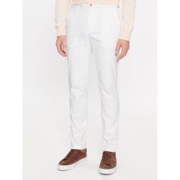 Tommy Hilfiger Chinos Bleecker MW0MW26619 Fehér Slim Fit