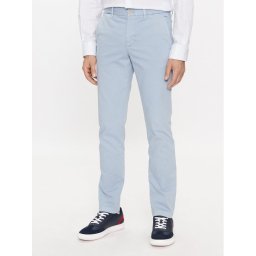 Tommy Hilfiger Szövet nadrág Bleecker MW0MW32132 Kék Slim Fit
