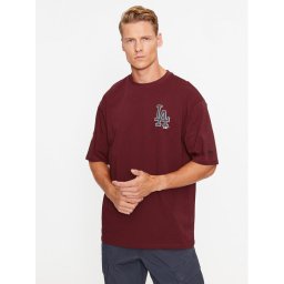 New Era Póló Large Logo 60416324 Piros Regular Fit