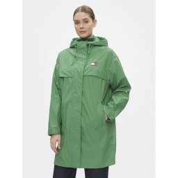 Tommy Jeans Átmeneti kabát Chicago DW0DW15949 Zöld Regular Fit