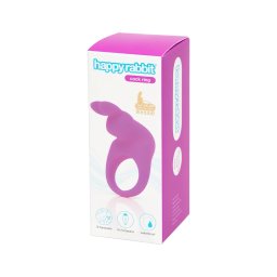 Happyrabbit Cock - akkus vibrációs péniszgyűrű (lila)