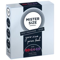 Mister Size - 3 darabos próbacsomag (60-64-69 mm)