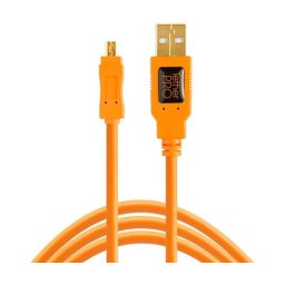 TetherPro USB 2.0 Mini-B 8 tűs kábel narancs