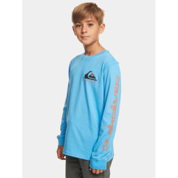 Quiksilver Blúz Omnilogo Tees EQBZT04665 Kék Regular Fit