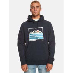Quiksilver Pulóver Landscape Lines Otlr EQYFT04832 Sötétkék Regular Fit