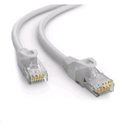 C-TECH patchkábel Cat6e, UTP, szürke, 1, 5m