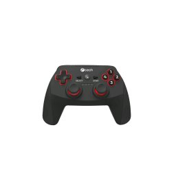 Gamepad C-TECH Khort PC/PS3/Androidhoz, 2x analóg, X-bemenet, rezgés, vezeték nélküli, USB