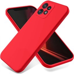 RUBBER Motorola Edge 40 Pro piros védőburkolata