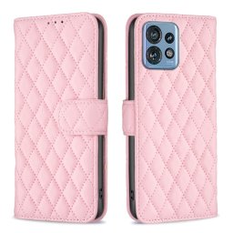 LATTICE Motorola Edge 40 Pro rózsaszín védőtok