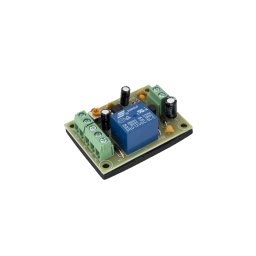 Időzítő modul relés 12V DC vezérléssel 0-30mp időzítéssel PCB-505