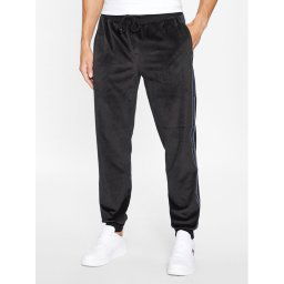 Tommy Hilfiger Melegítő alsó UM0UM03014 Fekete Regular Fit