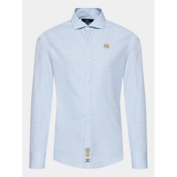 La Martina Ing Innocent WMC015 PP655 Kék Regular Fit