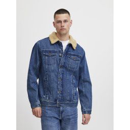 Blend Farmer kabát 20714439 Kék Regular Fit