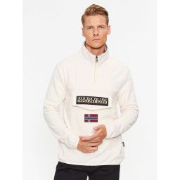 Napapijri Polár kabát NP0A4HMZ Bézs Regular Fit