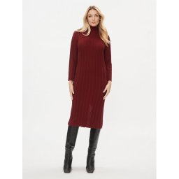 Max Mara Leisure Kötött ruha Arezzo 2333260136 Bordó Regular Fit