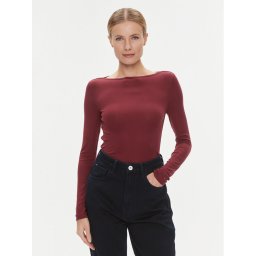 Tommy Hilfiger Blúz WW0WW39788 Piros Slim Fit