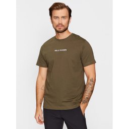 Helly Hansen Póló Core Graphic 53936 Zöld Regular Fit