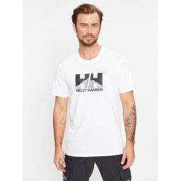 Helly Hansen Póló Nord Graphic 62978 Fehér Regular Fit