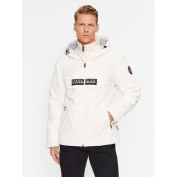 Napapijri Átmeneti kabát Rainforest NP0A4HES Fehér Regular Fit