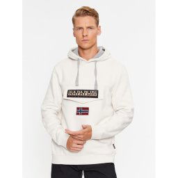 Napapijri Pulóver Unisex Burgee Wint2 NP0A4GJD Ekru Regular Fit