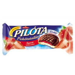 GYŐRI Piskótatallér, 147 g, GYŐRI "Pilóta", eper