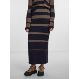 Pieces Ceruzaszoknya 17143482 Sötétkék Regular Fit