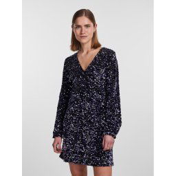 Pieces Koktélruha 17133626 Fekete Slim Fit