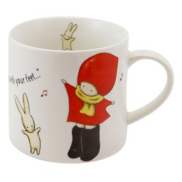 Porcelánbögre L - Poppi Loves - Dancing