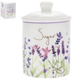 Porcelán Cukortartó-Levendula