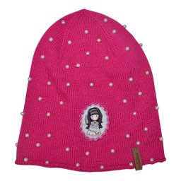 Pink Sapka Gyöngyökkel-Gorjuss-And All Things Nice