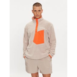 adidas Polár kabát Terrex XPLORIC High-Pile-Fleece IN3107 Bézs Regular Fit