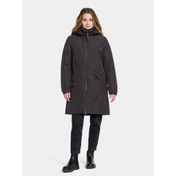Didriksons Parka Bente Wns Parka 504921 Fekete Regular Fit