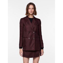 Pieces Zakó 17139154 Bordó Regular Fit