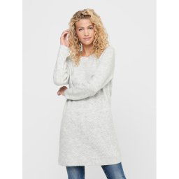 ONLY Kötött ruha 15196724 Szürke Regular Fit