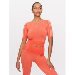 adidas Technikai póló Aeroknit HY3842 Narancssárga Tight Fit