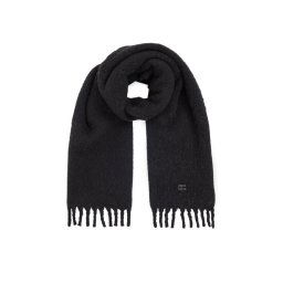 Tommy Jeans Sál Tjw Cosy Knit Scarf AW0AW15904 Fekete