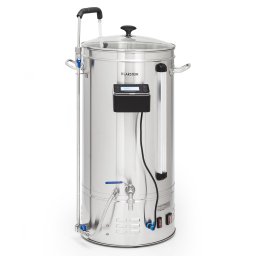 Klarstein Brauheld Smart 45, cefréző üst, 45 l, 2500 W, 100°C, keringető szivattyú, rozsdamentes acél (BRD3-BrauheldSmart45)